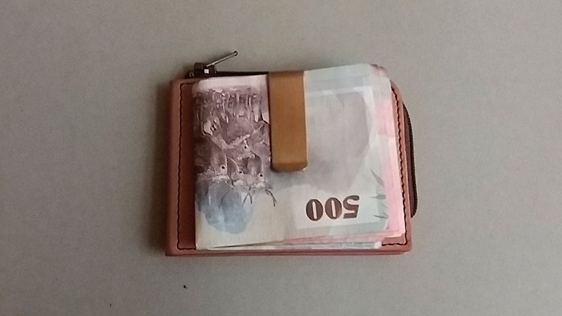 ...............L型纯铜美式钞票夹 - 皮夹/钱包 - 真皮 
