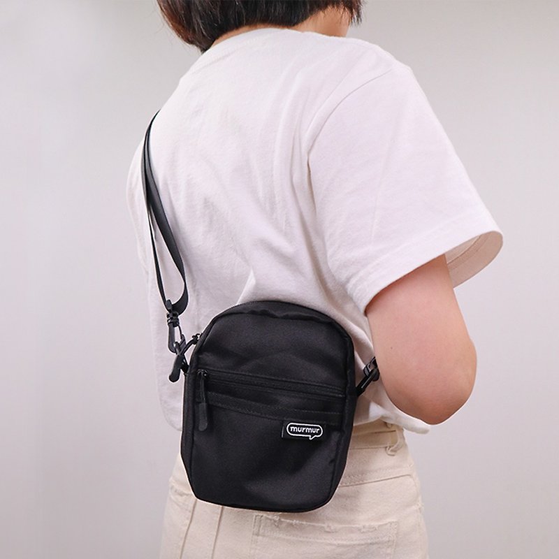 murmur轻量旅行两用mini包 | 黑 - 侧背包/斜挎包 - 聚酯纤维 黑色
