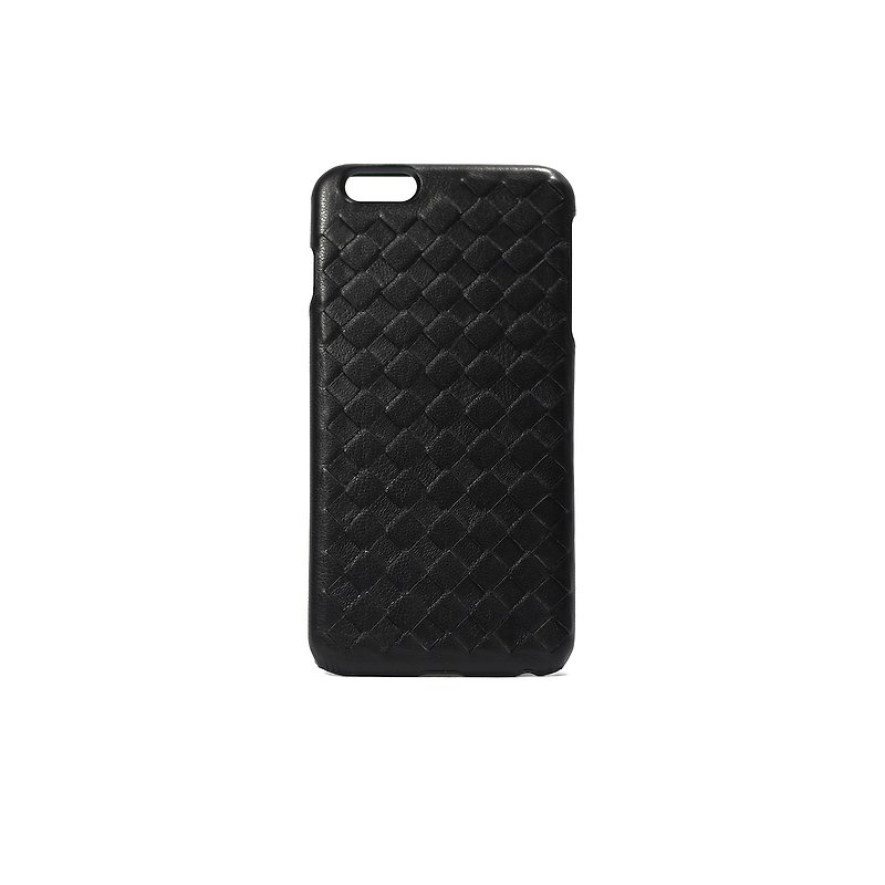 手机壳-黑色羊皮编织iPhone 7  - 手机壳/手机套 - 真皮 黑色