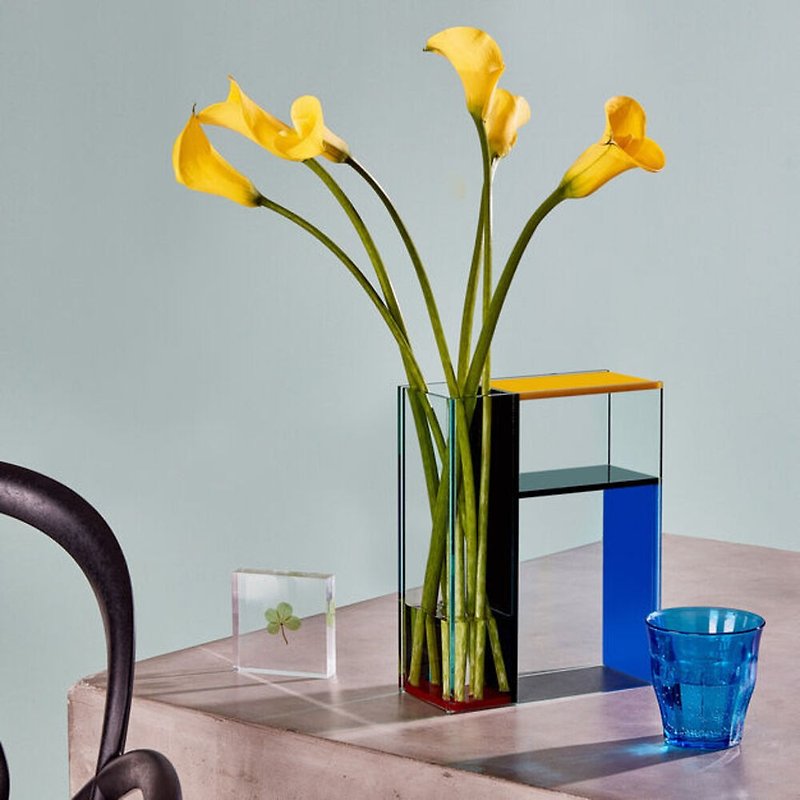 MoMA Mondri Vase 花瓶 - 花瓶/陶器 - 压克力 多色