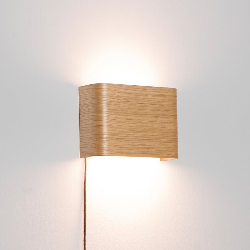 SLICEs LED 木质触控壁灯 ∣ 双光源切换 ∣ 平行 - 灯具/灯饰 - 木头 