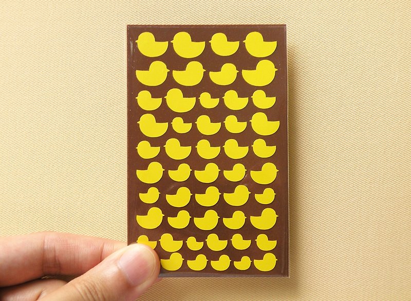 小鸭贴纸 - 贴纸 - 防水材质 黄色