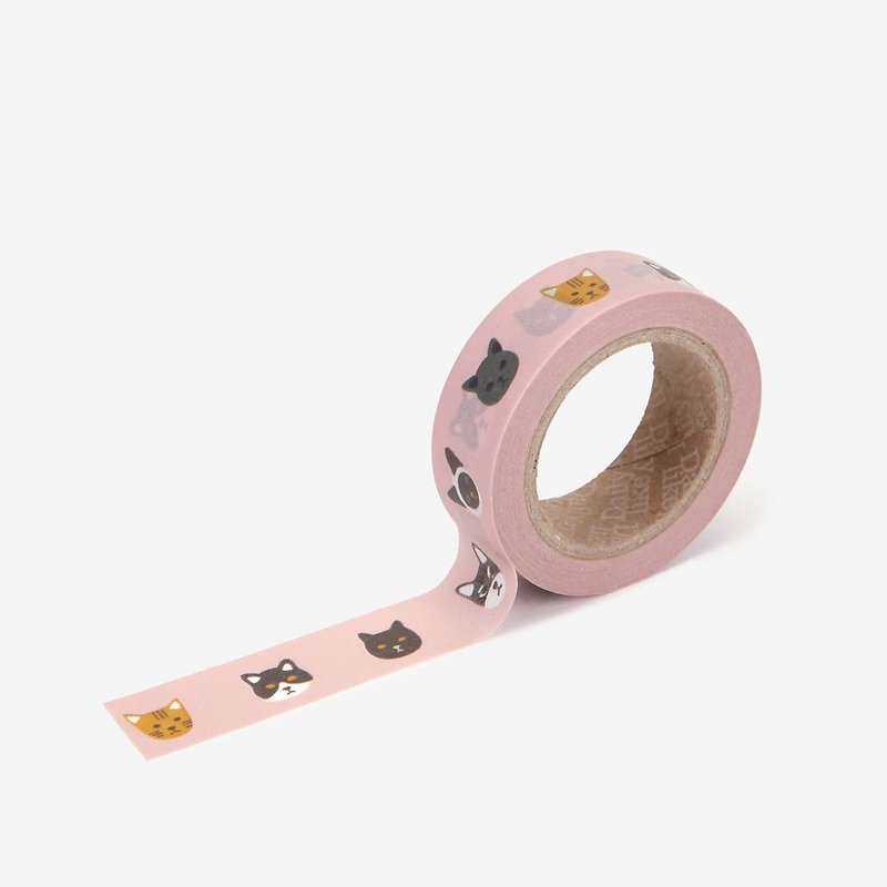 Dailylike 单卷纸胶带-76小头猫,E2D48149 - 纸胶带 - 纸 粉红色