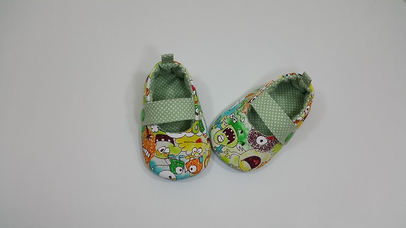 阿丑小妖怪宝宝鞋(黄/粉) - 婴儿鞋 - 棉．麻 多色