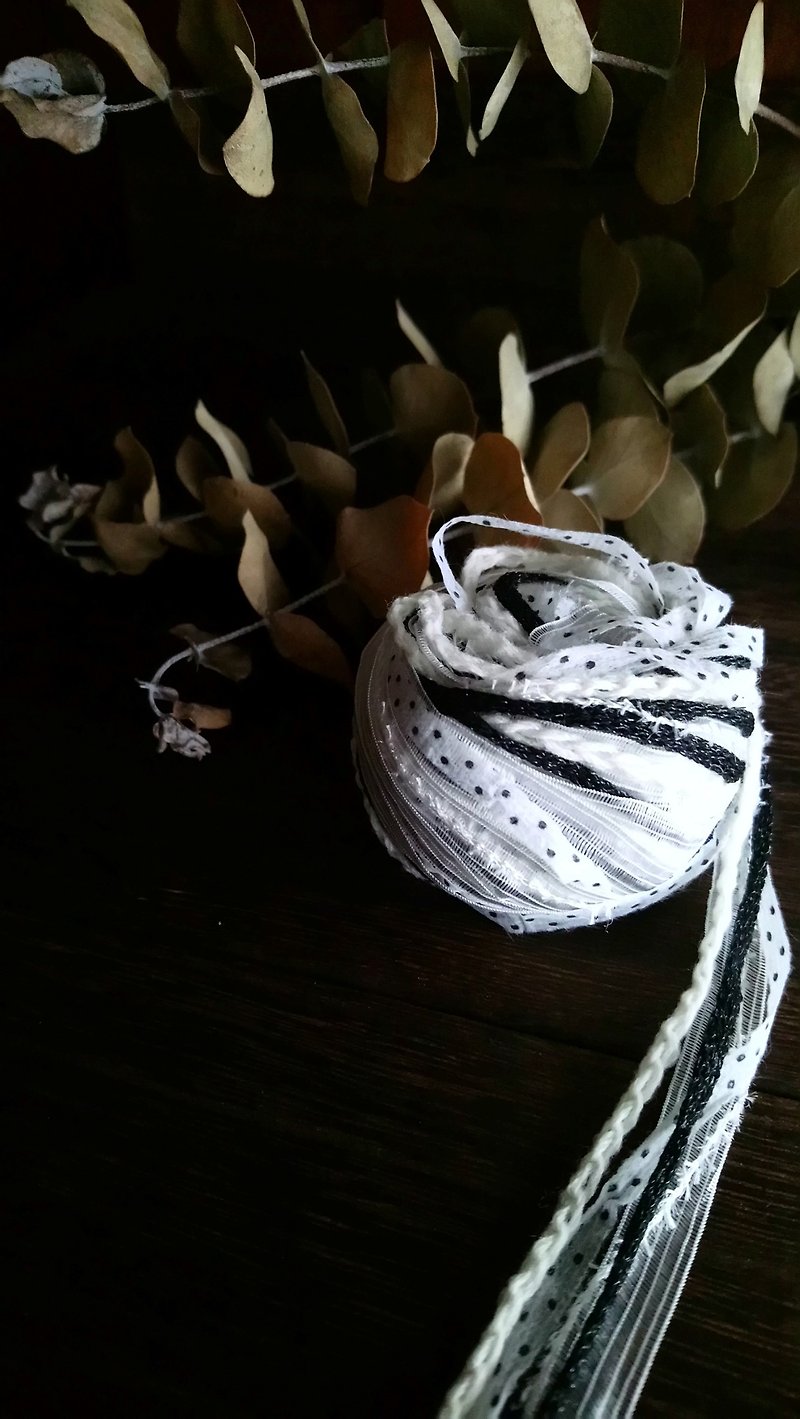 日本混合纱线　100厘米 - 编织/刺绣/羊毛毡/裁缝 - 聚酯纤维 黑色