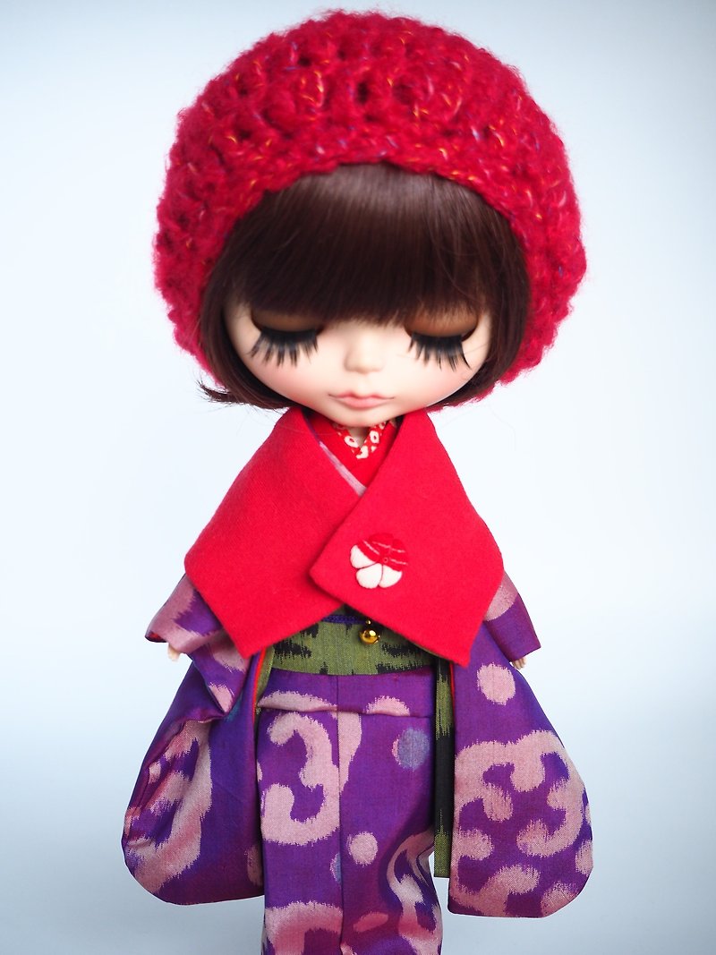 cute purple kimono - 玩偶/公仔 - 丝．绢 紫色