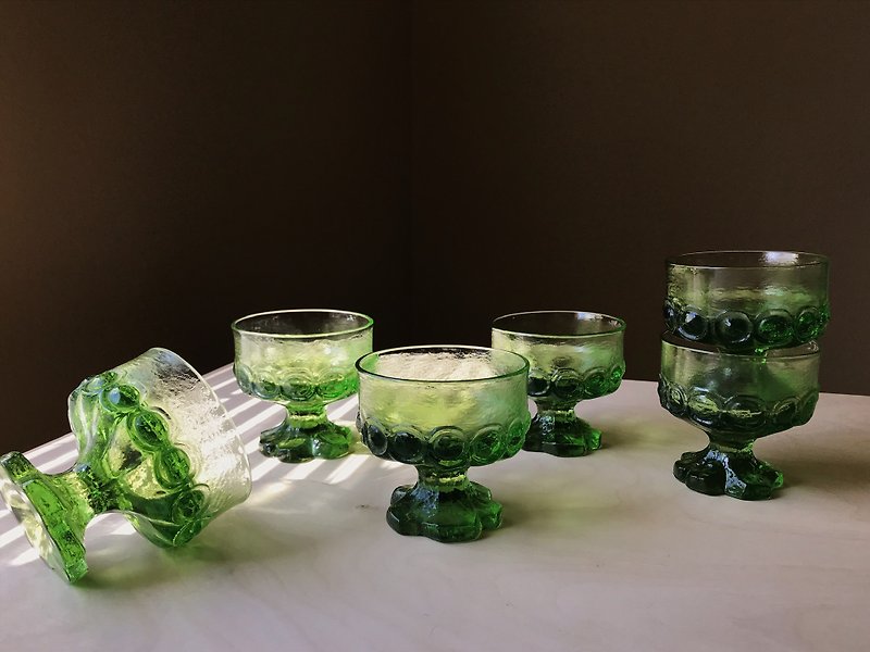 外星的绿/ 甜点杯 冰淇淋杯 - 杯子 - 玻璃 绿色