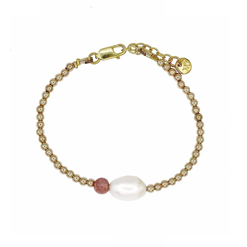 Calabash Bracelet Gold filled beads - 手链/手环 - 贵金属 