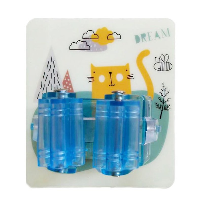 【BEAR BOY】魔力无痕拖把夹-猫(蓝色) - 收纳用品 - 塑料 