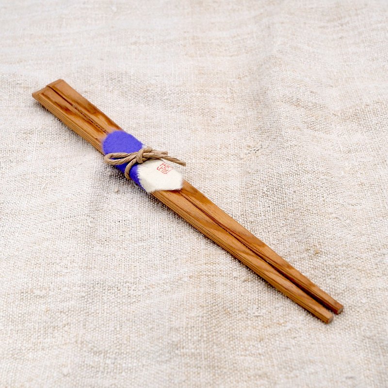 屋久杉の箸/21cm - 筷子/筷架 - 木头 