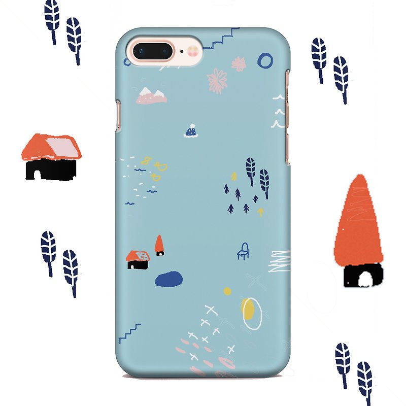 My home Phone case - 手机壳/手机套 - 塑料 蓝色