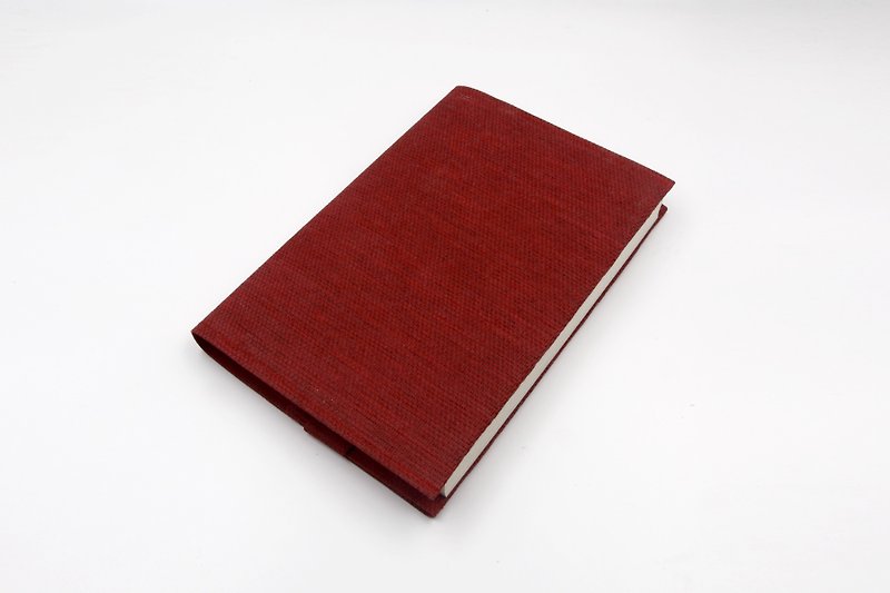 【纸布家】书套、书衣、手帐套、笔记本套 (A5/G16K) 深红色 - 笔记本/手帐 - 纸 红色