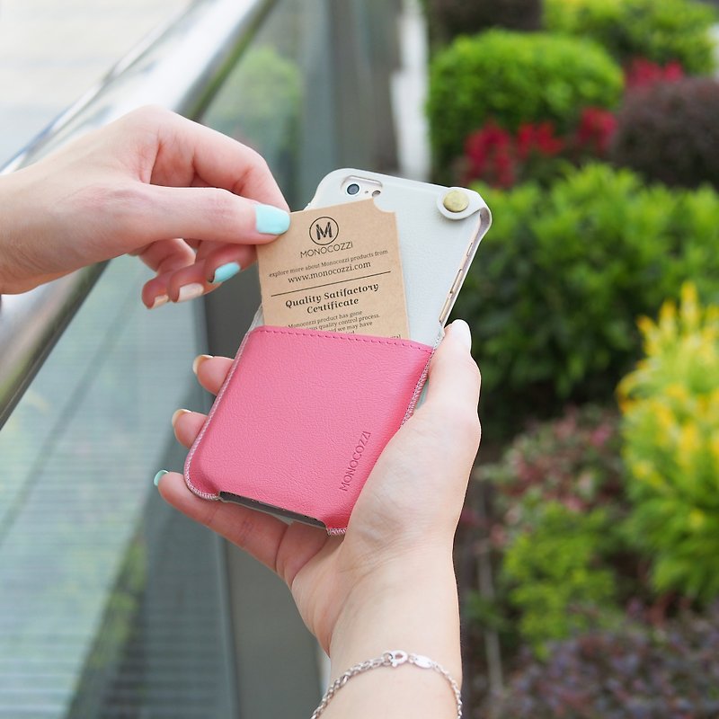 POSH | 软皮手机套 - IPHONE 6/6S - 粉红色 - 手机壳/手机套 - 真皮 粉红色
