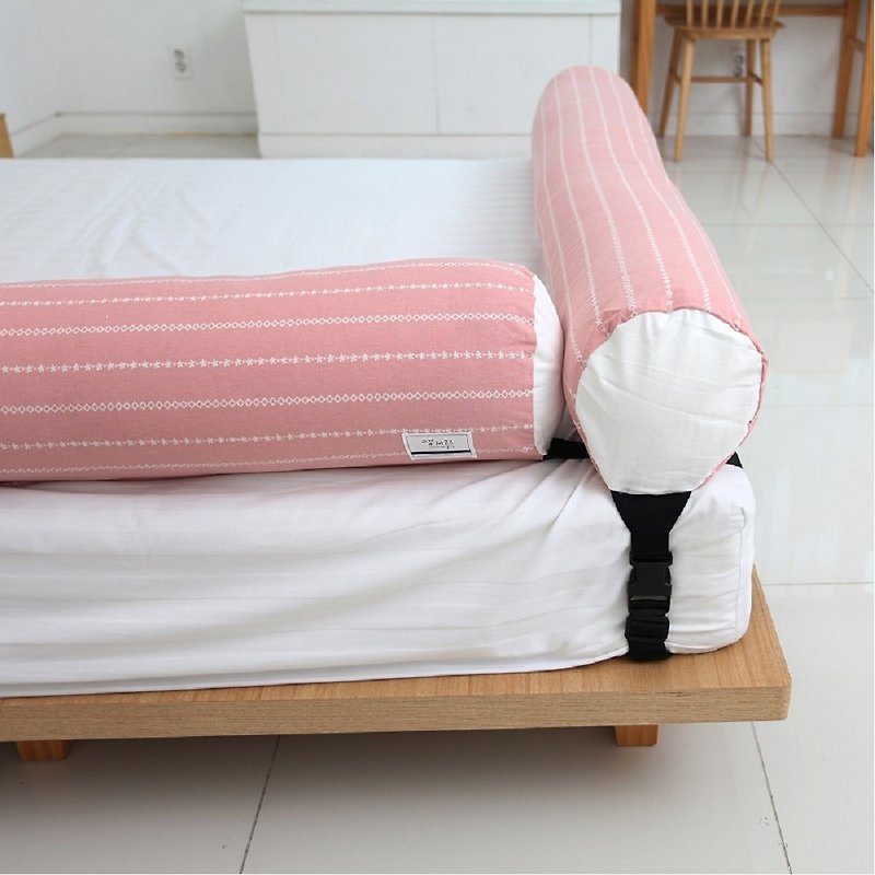 防跌落护栏床围软垫--长175cm【粉底雪花白】韩国Kangaruru袋鼠宝宝甜睡安全寝具 - 儿童家具 - 羊毛 粉红色