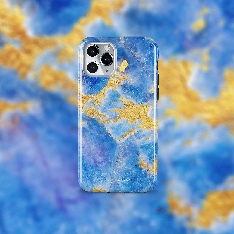Polar Polar 蓝色沙金纹 iPhone/三星/华为 双层保护手机壳 - 手机壳/手机套 - 塑料 