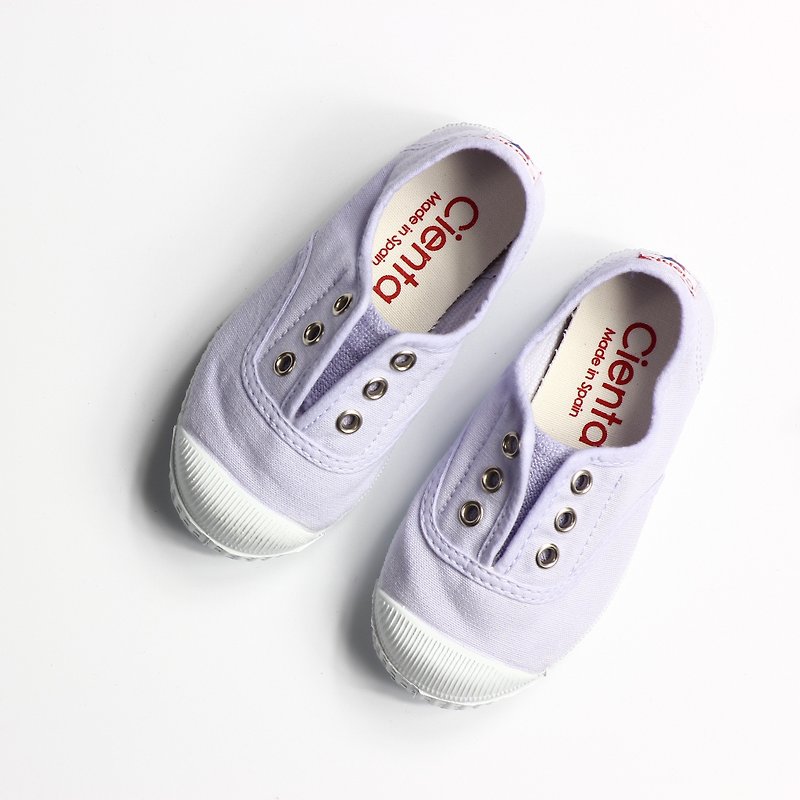 西班牙国民帆布鞋 CIENTA 童鞋尺寸 淡紫色 香香鞋 70997 13 - 童装鞋 - 棉．麻 紫色