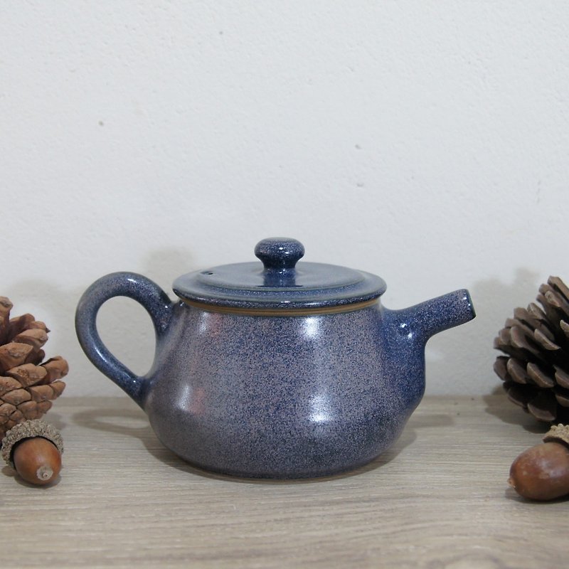 蓝莓茶壶-容量约170ml - 茶具/茶杯 - 陶 蓝色