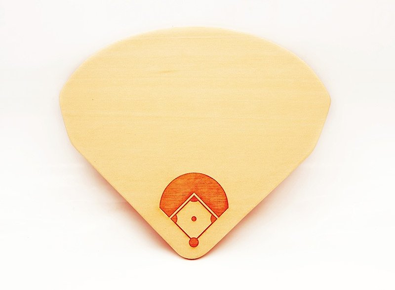 【阿拉斯加扁柏】原木棒球场鼠标垫 - 其他 - 木头 