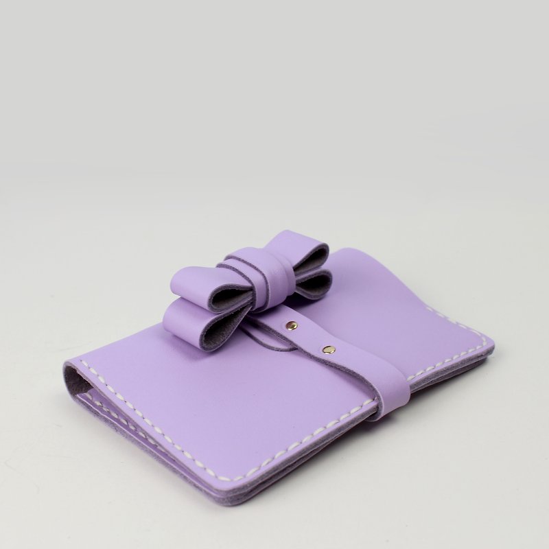 旅行的意义 之 护照包 随身夹 护照夹 薰衣草紫 - 手拿包 - 真皮 紫色