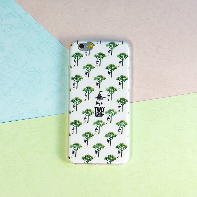 男人与树 iPhone原创手机全包软壳 - 手机壳/手机套 - 橡胶 绿色