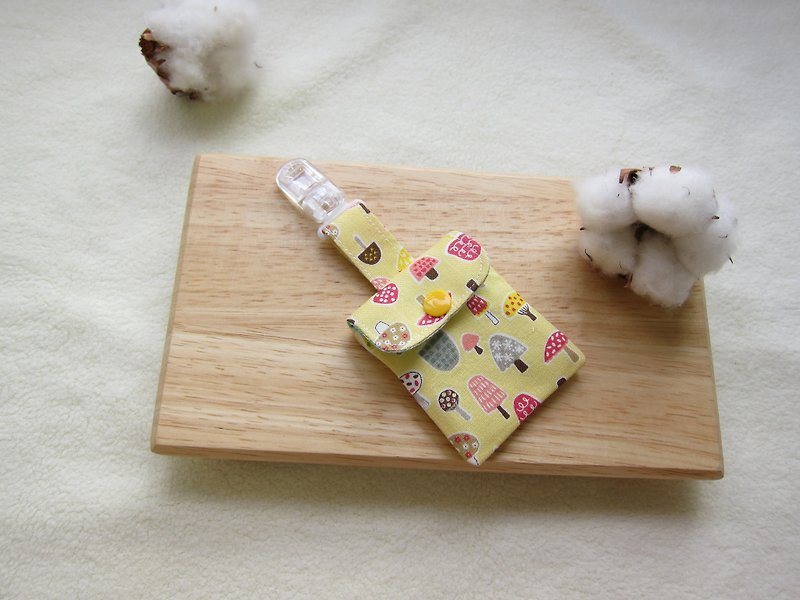 【平安福袋】爱丽丝的彩色香菇朵朵平安福袋(黄色) - 满月礼盒 - 其他材质 黄色