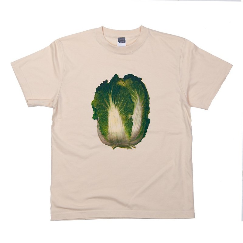 野菜シリーズ　白菜　ユニセックスTシャツ　XXLサイズ - 中性连帽卫衣/T 恤 - 棉．麻 多色