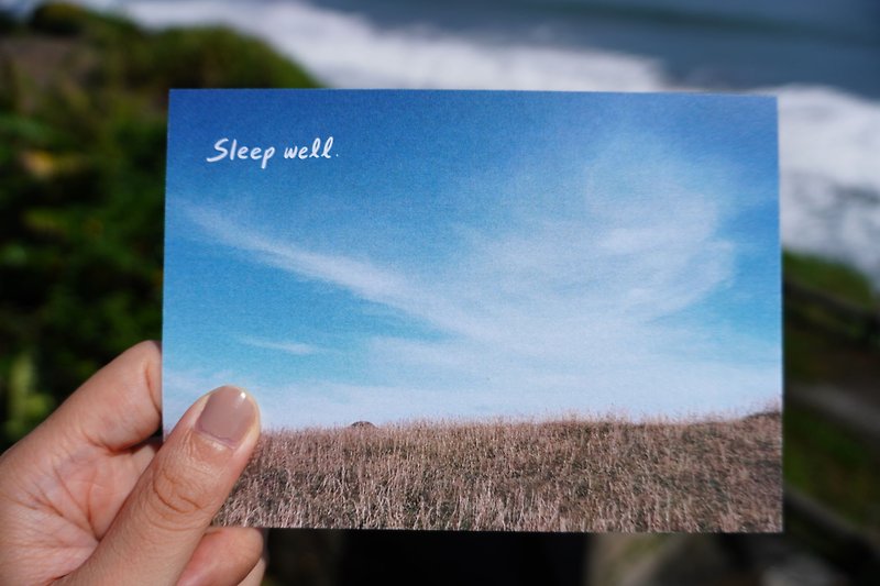 【旅行手写明信片】绿岛-Sleep Well - 卡片/明信片 - 纸 