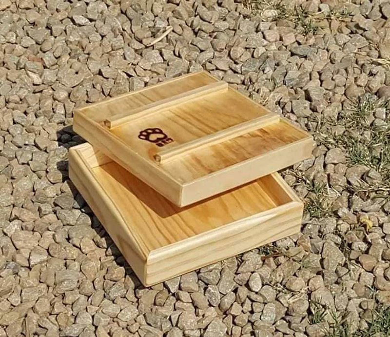 【熊肯作木工坊】手工木作便当盒 - 便当盒/饭盒 - 木头 