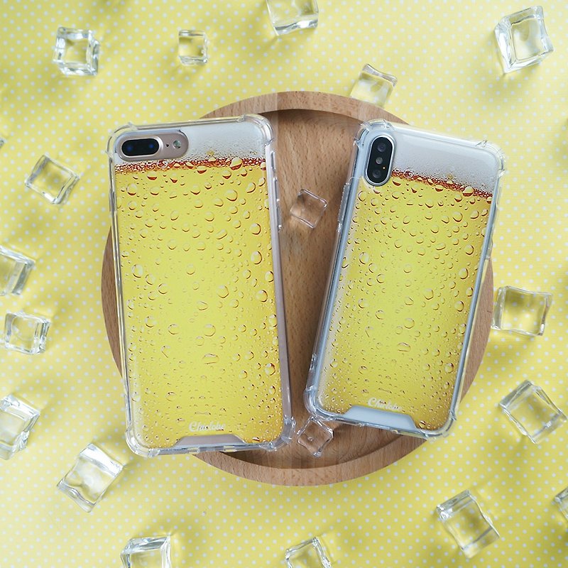 【啤酒】反重力防摔手机壳 - 手机壳/手机套 - 塑料 黄色