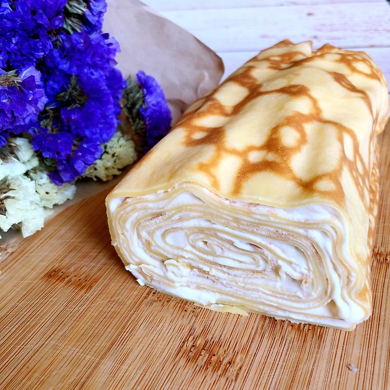 法式千层卷 蜂蜜奶酪 - 蛋糕/甜点 - 新鲜食材 白色