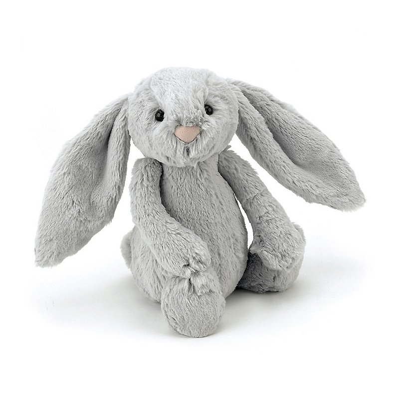 Bashful Silver Bunny 云灰银兔 18cm - 玩偶/公仔 - 聚酯纤维 银色