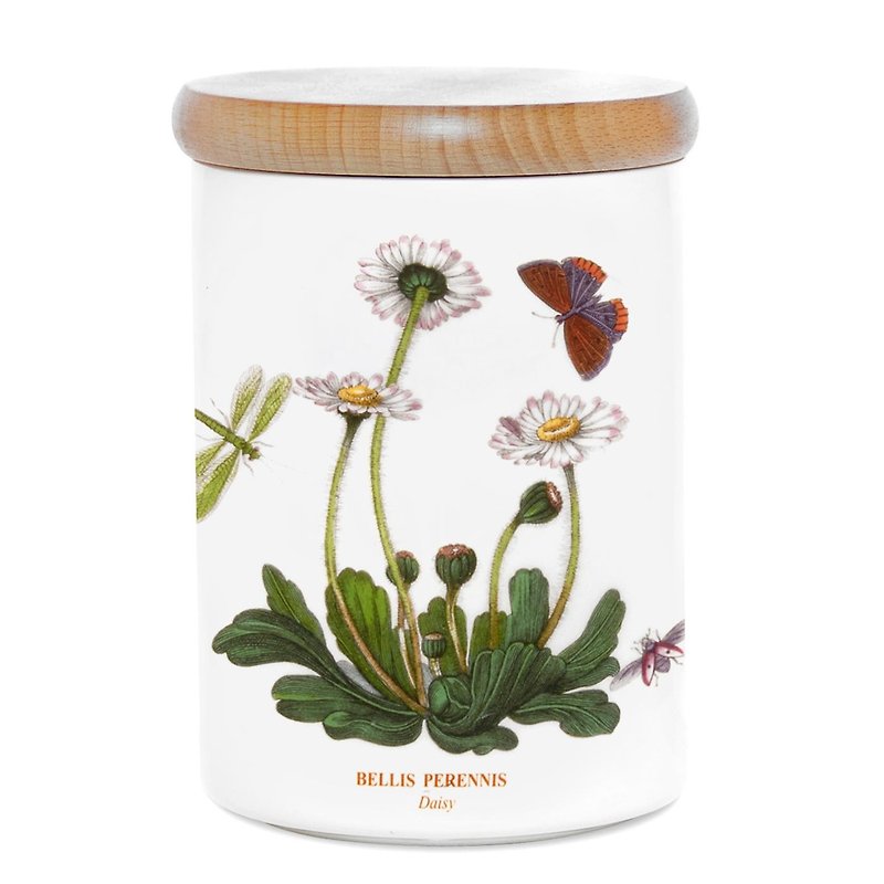 Botanic Garden经典植物园系列-5.5密封罐(雏菊) - 厨房用具 - 陶 白色