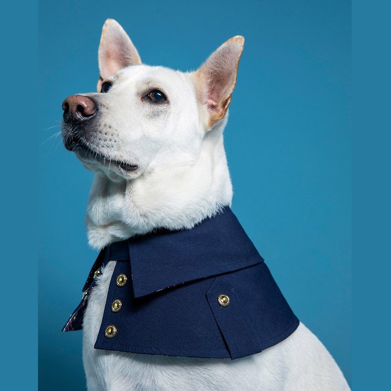 剑桥公爵双排扣宠物风衣丨海军蓝 - 女装休闲/机能外套 - 棉．麻 多色