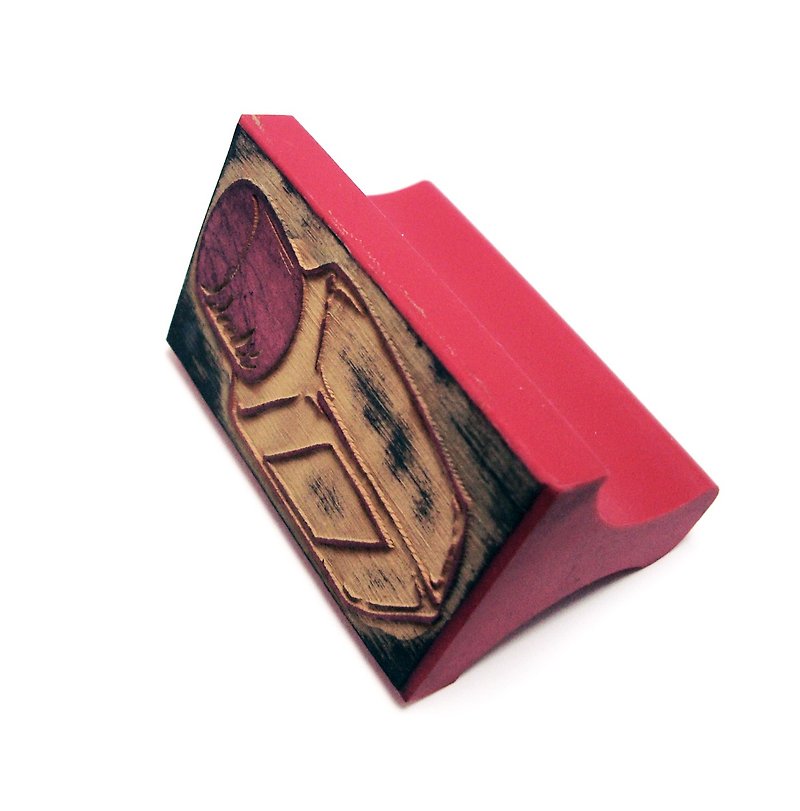 传统红胶印章-墨水瓶(小) - 印章/印台 - 橡胶 红色