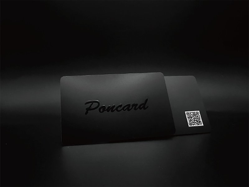 定制雾光黑碰卡(请备注填写中文或英文姓名) - 数码小物 - 塑料 黑色
