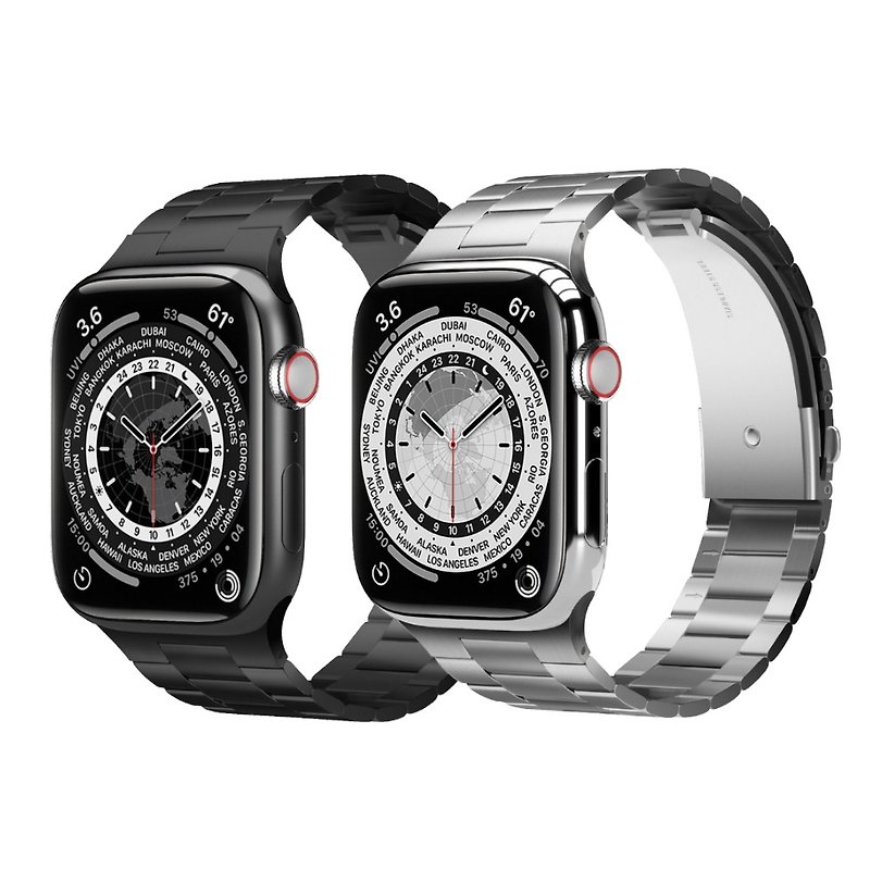 Apple Watch 金属表带 S9/8/7/6/5/4/SE - 表带 - 不锈钢 银色