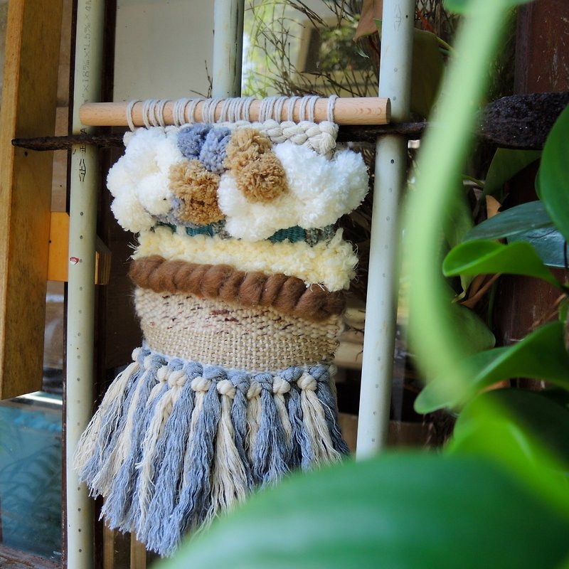 实体 | 台北 | 双人方案 手作梭织挂画 基础织布体验 居家装饰 - 编织/羊毛毡/布艺 - 棉．麻 