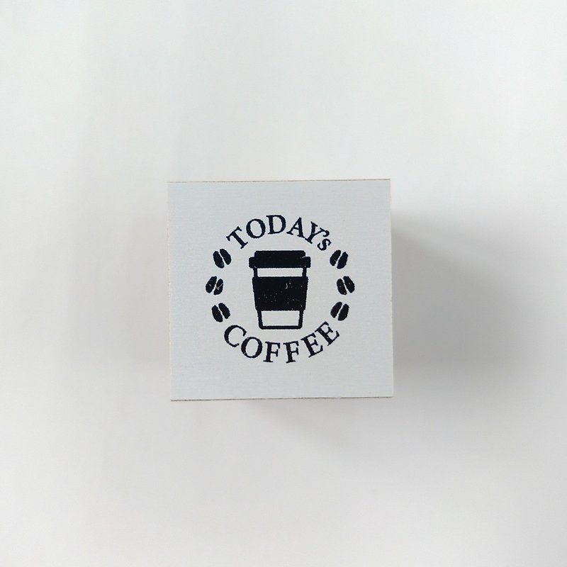 珈琲スタンプ : TODAY's COFFEE / テイクアウトカップ - 印章/印台 - 橡胶 