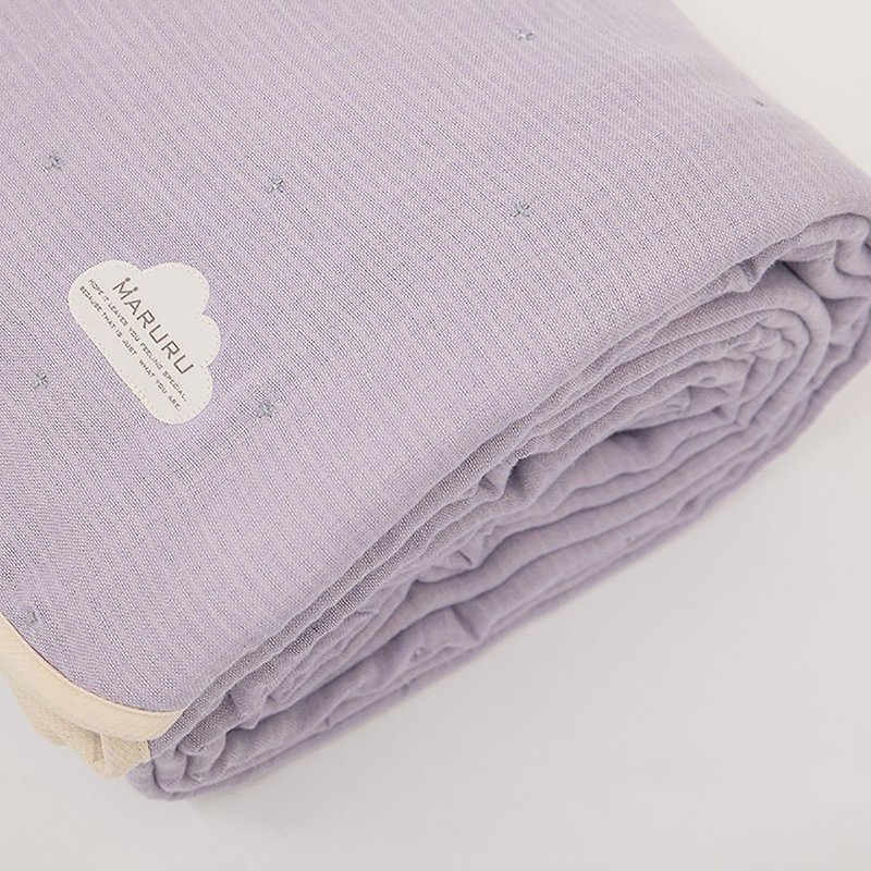 日本制六层纱被 大人被紫星夜 特级刺绣款 XL - 被子/毛毯 - 棉．麻 紫色