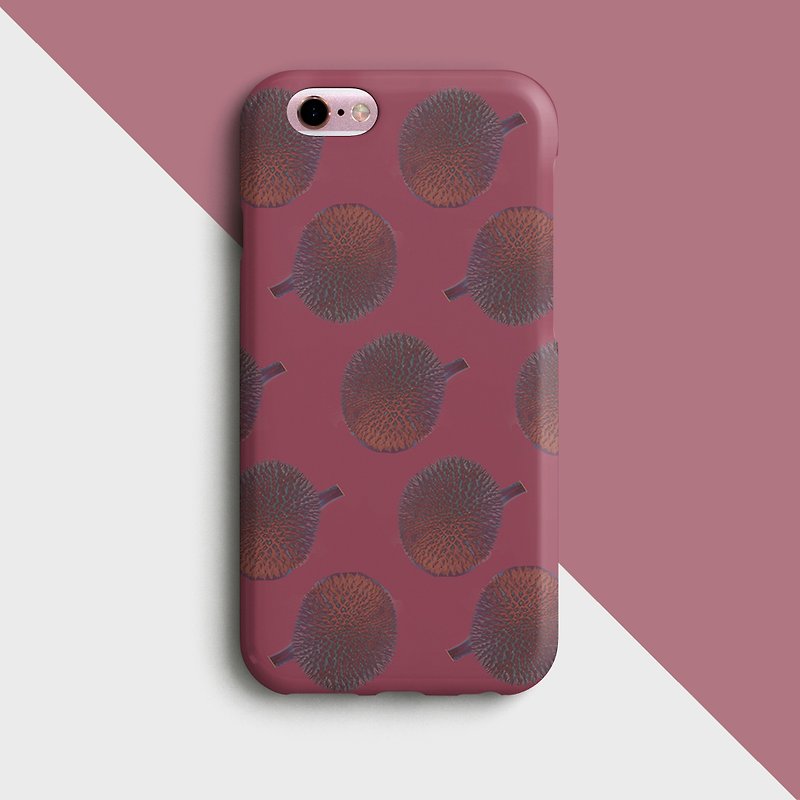 Dark durian Phone case - 手机壳/手机套 - 塑料 紫色