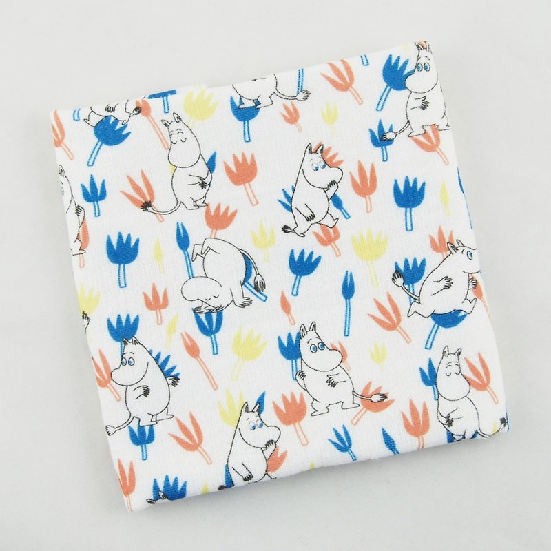 Moomin噜噜米授权【Moomin精灵】-厚棉纱布方巾(450g) - 毛巾浴巾 - 棉．麻 多色
