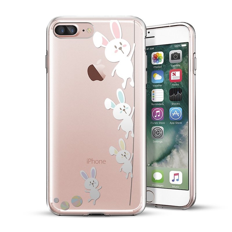 AppleWork iPhone 6/7/8 Plus 原创设计保护壳 - 绳索兔 CHIP-071 - 手机壳/手机套 - 塑料 白色
