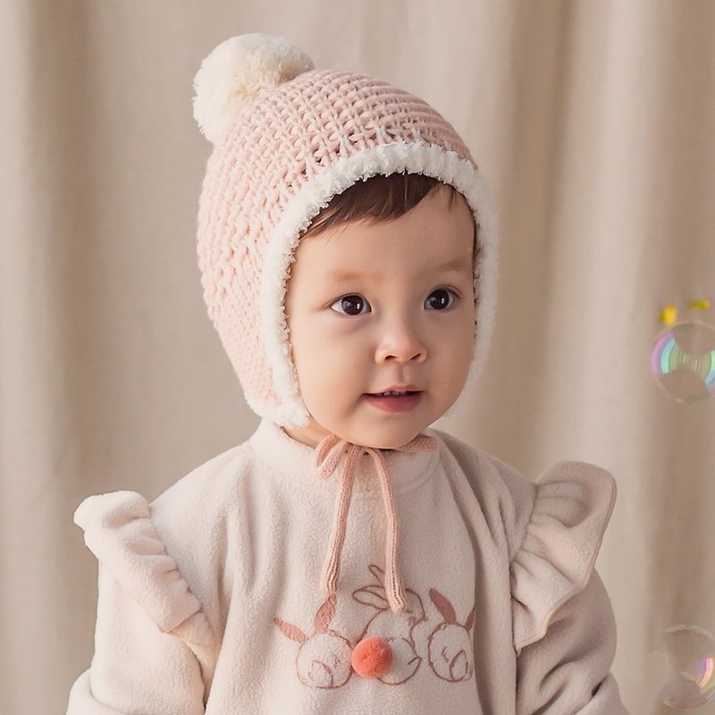 Happy Prince 韩国制 Krish针织毛线婴儿帽 - 婴儿帽/发带 - 其他人造纤维 多色