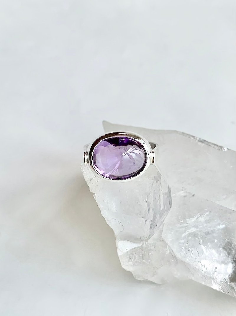アメシスト・リング 13号 - 戒指 - 宝石 紫色