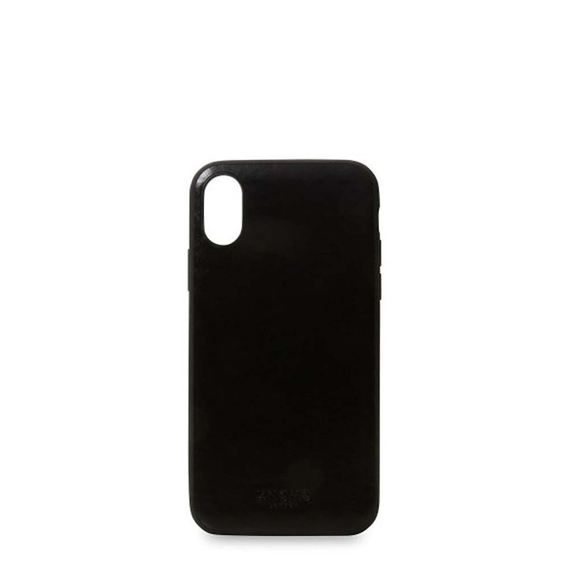 iPhone X 皮革手机壳 Snap On Case - 手机壳/手机套 - 真皮 黑色