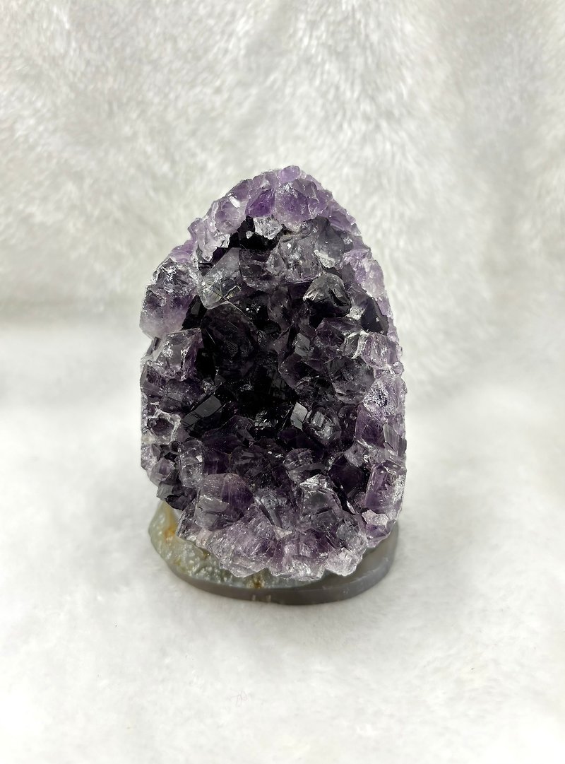*自然馈赠 + 大紫牙* 天然巴西紫水晶摆件 Natural Amethyst - 摆饰 - 水晶 紫色