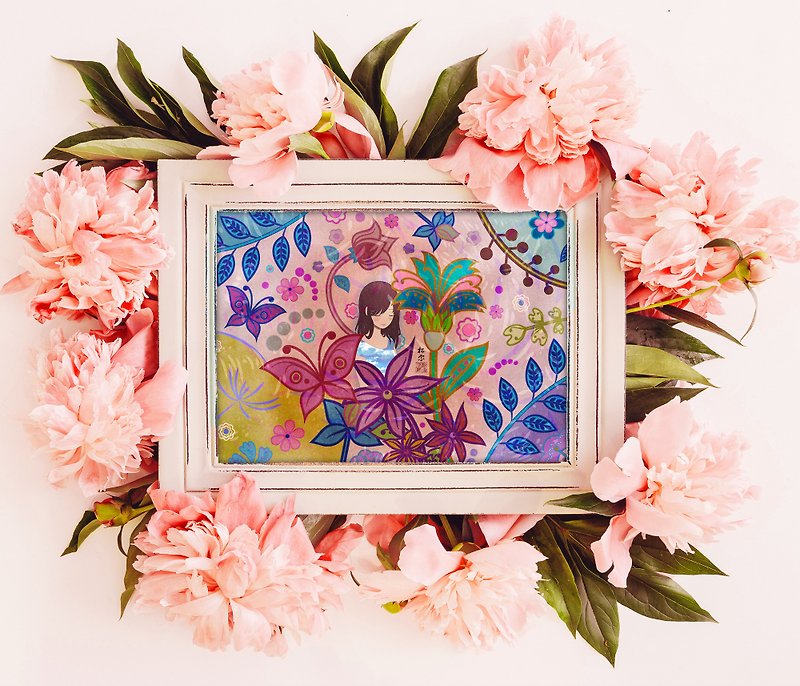 花と空　ポストカード - 海报/装饰画/版画 - 纸 多色