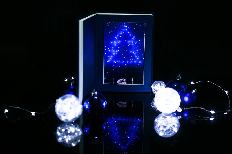 定制化圣诞礼物【 蓝色圣诞 • 书灯】 - 灯具/灯饰 - 其他材质 蓝色