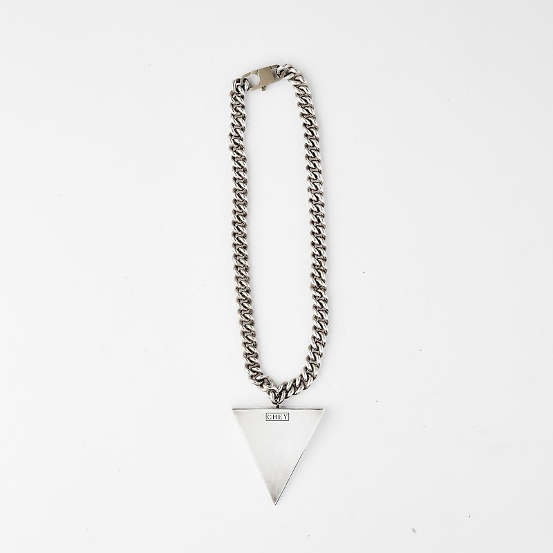 Triangle Necklace - 项链 - 其他金属 银色