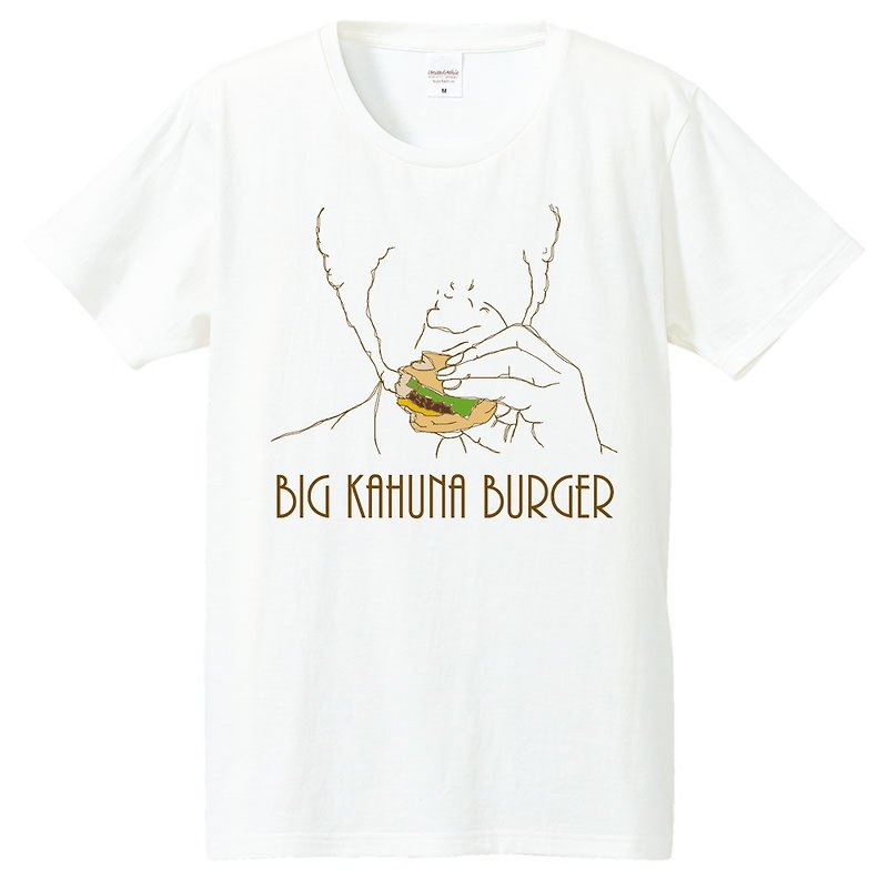 Tシャツ /  Big Kahuna Burger - 女装 T 恤 - 棉．麻 白色